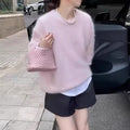 Mohair Lazy Loose Pullover Sweater