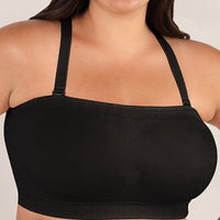 Comfortable Wireless Body Shaping Silicone Rubber Anti-slip Strip Detachable Shoulder Strap Tube Top