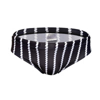 Swimming Low Waist Skinny Vertical Stripe Briefs
