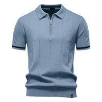 Fashion New Men's Business Casual Short Sleeve