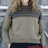 Round Neck Multicolor Loose Fashion Pullover Sweater