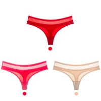 Cotton low-rise seamless women's briefs