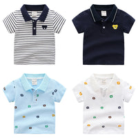 Cartoon Children's Shirt Short Sleeve POLO Shirt