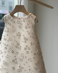 Girls' Printed Little Daisy Lace Dress
