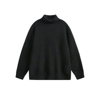 New Autumn Winter High-neck Knit Sweater For Men Japanese-style Vintage