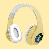 Head-mounted Macaron Color Stereo Wireless Headset