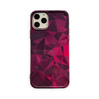 Purple rhombus phone case
