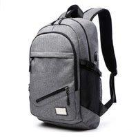 Anti-Theft USB Laptop Backpack With Shoulder Straps