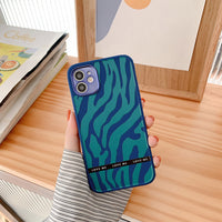 Fine Hole Mobile Phone Case Zebra Pattern