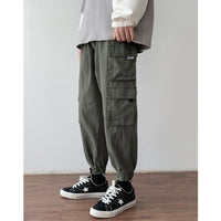 Autumn Men's Casual Pants Loose Straight Ulzzang Pants All-Match Overalls