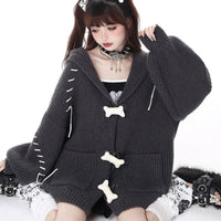 Fall Winter Hooded Thick Sweater