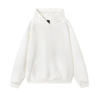 Thermal Head Cover Solid Color Hoodie Fleece-lined Thickened