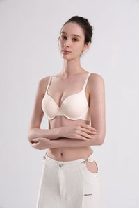 Women's Underwear French Hook And Eye Closure With Steel Ring Gathering Bra