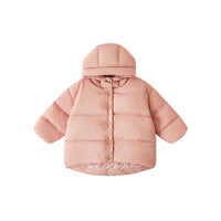 Girls' Hooded Down Jacket Western Style Cute