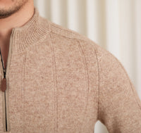 Warm Stand-up Collar Slim-fit Long-sleeved Sweater Retro Easy Matching