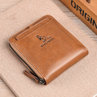Men's Portable Multifunctional Anti-theft Brush Small Wallet
