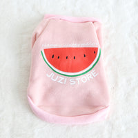 Fruit Print Multicolor Sweatshirt Pet Clothing