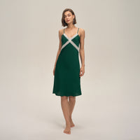 Sexy Lace Bodycon Backless Nightgown For Loungewear