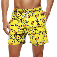 3D Printed Men's Casual Beach Pants