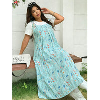 Women's New Plus-Size Suspender Dress