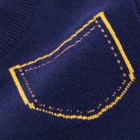 Boys Knitwear Fawn Cotton Doublelayer Bottom Top