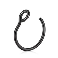 Stainless Steel U-shaped Nose Ring Simple Style Non-perforated Nose Studs