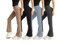 High-waist Lifting Yoga Flared Pants, Nude Sensation Fitness Breathable Sports Leggings