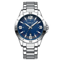 Waterproof Digital Quartz Watch With A Steel Band