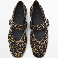 Women's Comfortable Leather Buckle Decorative Casual Shoes