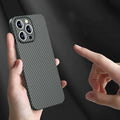 Anti Drop And Heat Dissipation Real Carbon Fiber Phone Case