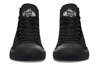 Printed Couple High-top Canvas Shoes