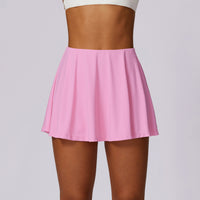 Ice-sensitive UV-proof Fake Two-piece High Waist Yoga Skirts