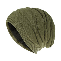 Men's And Women's Same Style Warm Fleece Wool Knitted Hat