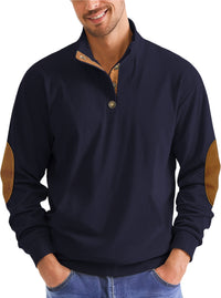 Autumn And Winter Outdoor Casual Stand-up Collar Long-sleeved Pullover Men's New Style