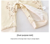 Newborn Jumpsuit Double Layer Thickened Rompers Baby Outerwear Romper