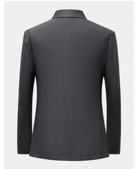 Men's Brocade Ammonia Fabric Plaid Jacquard Suit