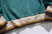 Men's Suede Long-sleeved Sweater Pullover