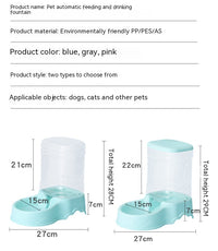 Large Capacity Dog Bowl 38L Combination Grain Bucket Pet Supplies