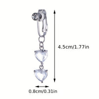 Fashion Love No Hole Navel Stud
