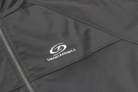 Embroidered Letters Stand Collar Cotton-padded Coat Men