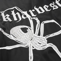 Spider Web Embroidery Thickening Coat Men