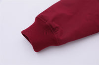 Star Letters Embroidered Stand Collar Zip Jacket For Men