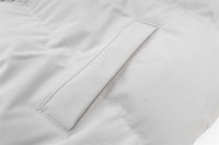 Letter Printing Stand-up Collar Cotton-padded Coat Thickened
