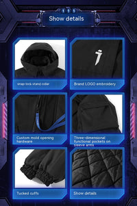 Men's Loose Cargo Thickened Warm Cotton Coat