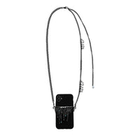 Lava Tassel Moonstone Mobile Phone Charm