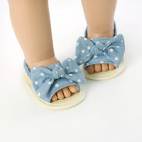 Striped Bow Refreshing Baby Sandals Toddler Soft Sole Baby Shoes Baby Shoes