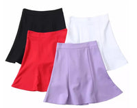 Women's Large Swing All-match Solid Color High Waist Skirt