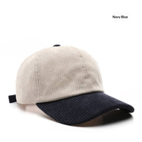 Women's Outdoor Solid Color Patchwork Baseball Cap