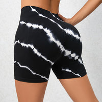 Seamless Tie-dye Yoga Pants Women's Summer High Waist Leggings
