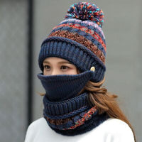 Winter Plush knitted hat